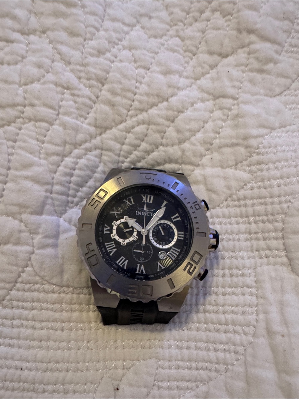 Invicta. Band is broke but works great!